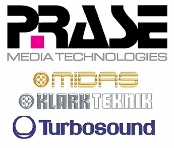 Prase Media Technologies distribuisce Midas, Klark-Teknik e TurboSound
