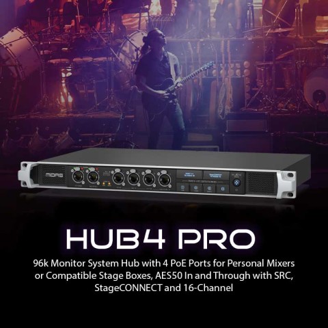 Midas aggiorna il monitoring a 96 khz con HUB4 Pro