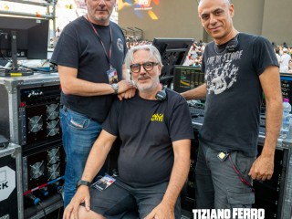 Marco Monforte - FOH Engineer; Mimmo Lettini - PA Manager Marco Monforte - FOH Engineer; Mimmo Lettini - PA Manager