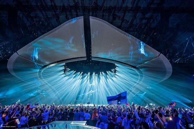 Eurovision Song Contest 2017 - Il lighting alla Finale di Kiev